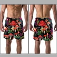 thumbnail image 3 of luoweisi Men's Beach Shorts Quick Dry Swim Trunks with Mesh Lining Mushroom L, 3 of 5