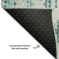 thumbnail image 3 of Addison Rugs Mayfield Washable Transitional Geometric Teal Rectangle Rug, 3' x 5', 3 of 6
