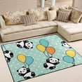 thumbnail image 2 of Dreamtimes Cute Panda Area Rug, 80"x 58" Pet & Child Friendly Carpet for Living Room Bedroom Dining Room,Indoor Outdoor Soft Rug Washable Non Slip Comfortable Area Rug, 2 of 6
