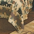 thumbnail image 7 of Black Forest Décor Rustic King Size Comforter Set – Cabin Theme Bedding with Bear and Wildlife Prints, Cozy and Warm Country Lodge Quilt, 7 of 7