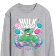 thumbnail image 3 of Marvel The Incredible Hulk - Smash Easter - Men's Long Sleeve Graphic T-Shirt, 3 of 5
