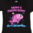 thumbnail image 4 of Inktastic Daddy's Fishing Buddy (pink) Boys or Girls Baby Bodysuit, 4 of 5