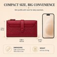thumbnail image 3 of Beltzy Wallet For Women PU Leather Womens Wallet Bifold Card Holder with ID Window Gifts for Ladies, 3 of 8