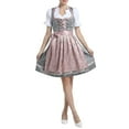 thumbnail image 6 of NMMUED Dirndl Dresses Women 3pcs Oktoberfest Outfits Women October Festival Costume for Women Traditional Oktoberfest Costume German Outfit Women, Pink M, 6 of 8