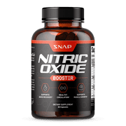 Snap Supplements Nitric Oxide Booster Supplements -  Pre Workout, Muscle Builder, Quick Recovery (60 Capsules)