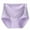 Purple, variant on Matoen Womens Seamless Cotton Underwear High Waist Invisible Briefs No Show Bikinis Stretch Panties Full Coverage