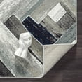 thumbnail image 6 of Luxe Weavers Modern Farmhouse Geometric Gray 2x7 Area Rug, Rustic Wood Carpet, 6 of 7