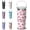 Flamingo, variant on 30 oz Dachshund Tumbler with Handle and Flip Straw, Dog Stainless Steel Insulated Cup with Lid and Straw,Travel Coffee Mug Water Bottle,Christmas Birthday Mothers Day Gifts for Women Animal Lovers