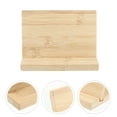 thumbnail image 3 of 1 Set Blank Bamboo Plate with Base Payment Standing Custom Payment Board, 3 of 8