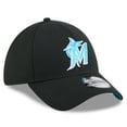 thumbnail image 3 of Men's New Era Black Miami Marlins 2024 Father's Day 39THIRTY Flex Hat, 3 of 6