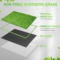thumbnail image 6 of Hompet Dog Grass Pads 28"18", Puppy Turf Potty Training Pads, Easy to Clean with Fast Drain Holes, Artificial Turf for Dog Systems Replacement Grass Mats, Indoor/Outdoor Garden Lawn Patio Balcony, 6 of 7