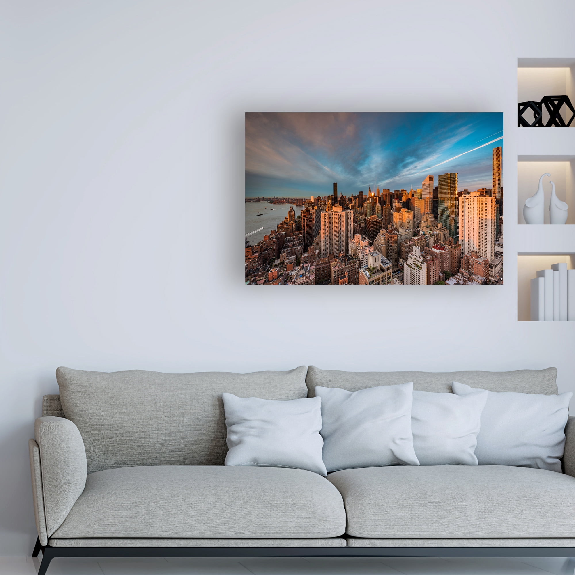 Trademark Fine Art 'New York Morning' Canvas Art by Bruce Gett