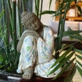 thumbnail image 4 of Estatuilla de adorno de estatuas de Buda tailandés de resina, escultura de estatua de Buda para jardín, decoración interior / exterior shamjiam Estatua de Buda de resina, 4 of 8