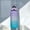 Purple, variant on Water Bottles , Leakproof Frosted Water Bottle With Flip Top Lid Time Markings Large Capacity Bpa Free For Outdoor Gym Hiking Travel Includes Brush Straw Brush Stickers And 3D