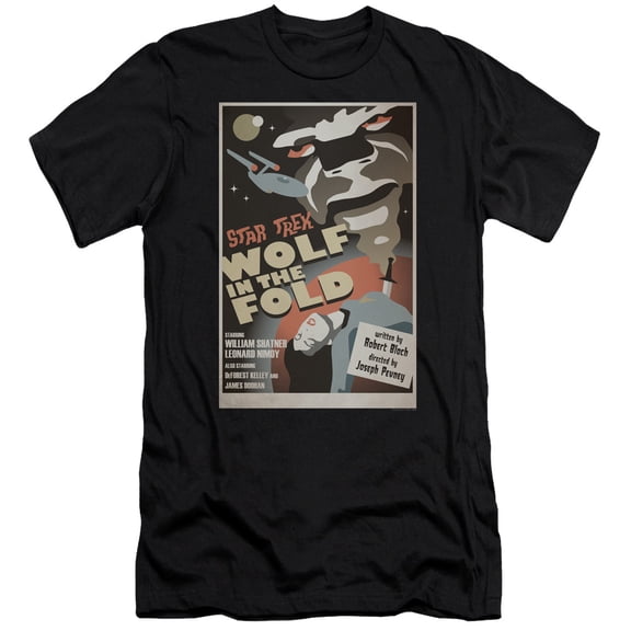 Star Trek Tos Episode 43 Adult 30/1 T-Shirt Black