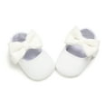 thumbnail image 4 of REDARER Baby Girl First Walking Shoes Soft Yarn Knit Sneakers Prewalker Booties Crib Shoes Non- Sole Cute Bow,Size:6-12 Months, 4 of 7