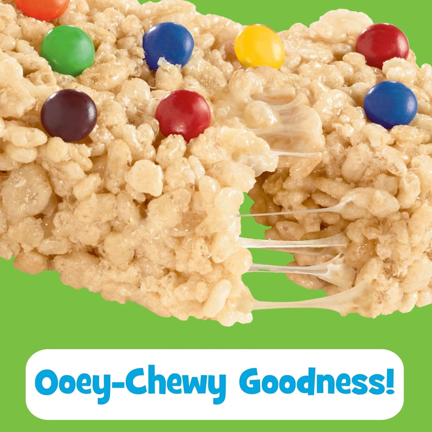 (10 pack) Kelloggs Rice Krispies Treats Rainbow with Candy Coated Chocolate Pieces, 5.6 oz, 8 Bars