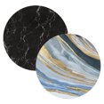 thumbnail image 1 of Posavasos de cerámica con base de corcho, posavasos para bebidas absorbentes, paquete de 2 portavasos, accesorios para automóviles para mujeres y hombres, 10,3 cm, 1 of 5