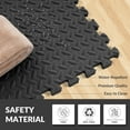 thumbnail image 5 of BalanceFrom EVA Foam Interlocking Floor Tiles, 63 × 63 cm, 1/2" 3/4" or 1" Thick, Anti-Slip Textured Mats in Multiple Colors, 6/12/24/36 Pack for Home Gym and Play Areas, 5 of 7