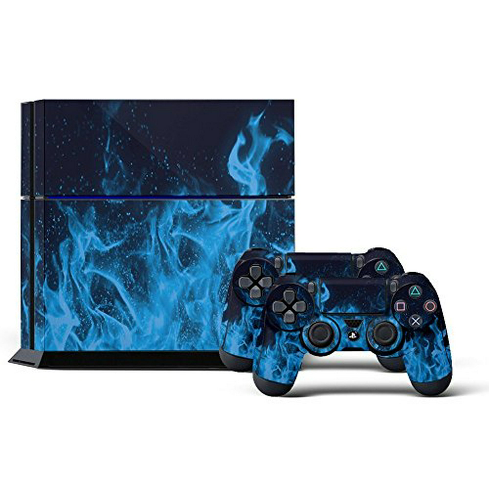 PS4 Designer Skin for Sony PlayStation 4 System plus Two(2) Decals for: PS4 Dualshock Controller Ice Flame | Walmart Canada