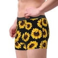 thumbnail image 4 of Fotbe Sunflower 6 Men’s Total Support Pouch Boxer Briefs, X-Temp Cooling, Moisture-Wicking Underwear, Regular, Long-leg and Trunk-, 4 of 9