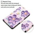 thumbnail image 4 of Allytech Wallet Case for iPhone 14 Cute Animals Love Butterfly Pattern, Purse Case with Card Slots Holders Kickstand Function Handstrap Lanyard Women Girls Case for iPhone 14,M, 4 of 6