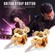 thumbnail image 3 of Sywqhk 2 uds bajo correa de guitarra eléctrica botón de bloqueo clavos de cinturón antideslizantes (dorado) Sywqhk Alta Calidad, 3 of 8