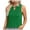 Green, variant on TSADFHJI Christmas Tops for Women Sexy European and Border Women's Vest 2024 Keyhole Sleeveless Summer Business Casual Basic Top Xl White