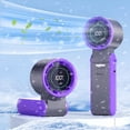 thumbnail image 3 of XGFHYJEH Hand Held Fan, Mini Fan Handheld, Hand Held Fan Rechargeable, Portable Folding Hand Held Cooling Fan, 3 of 7