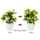thumbnail image 2 of Kumquat Potted Lemon Potted Artificial Potted Lemon Fruit Con Maceta Simulación Inserciones de Limón Arreglo Floral para el Hogar Decoración de Escritorio ANGGREK  Otros, 2 of 8