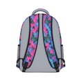 thumbnail image 3 of Butterfly and Tie Dye Pink Pattern Backpack for School, Cute School Bag with Adjustable Shoulder Straps and Padded Back, 15.3"x11"x6.7", 3 of 5