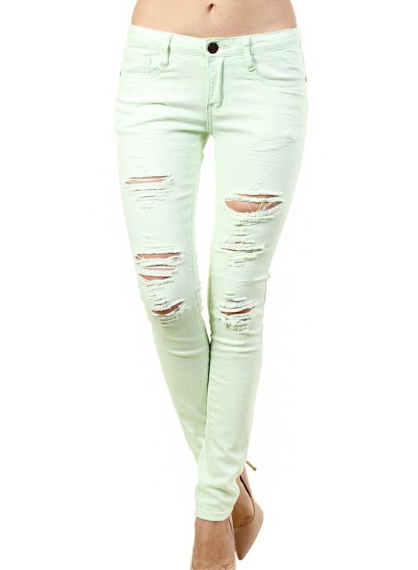 size 0 ripped jeans