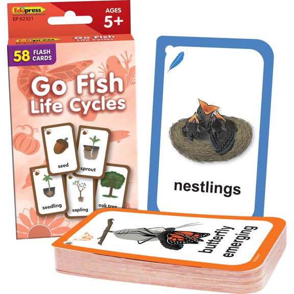 Go Fish: Life Cycles Flash Cards [TCR62321]