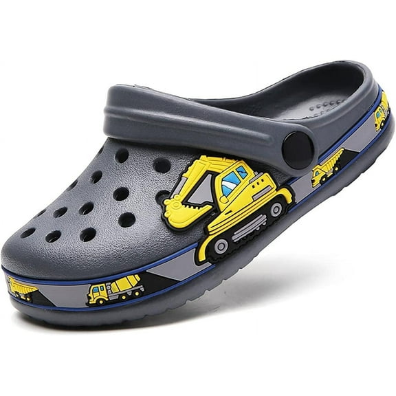 Kids Boys Girls Cartoon Clogs Slippers Toddler Slip On Lightweight Beach Pool Sandals
