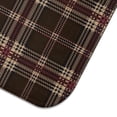 thumbnail image 5 of Brown Beige Checkerboard Checkered Pattern Dish Drying Mat for Kitchen 1 Pack, Ultra Absorbent Microfiber Dishes Drainer Mats,16"x18", 5 of 6