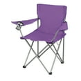 thumbnail image 4 of Ozark Trail Quad Folding Camp Chair with Cup Holder, Purple, 4 of 7