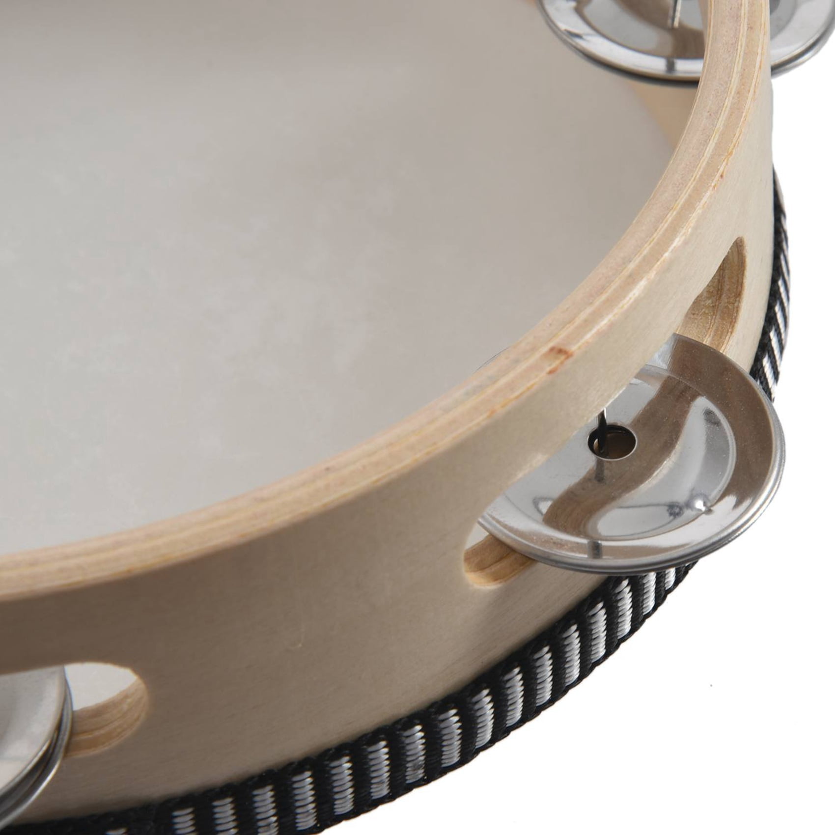 5X 7 Inch Musical Tambourine Tamborine Drum Round Percussion Gift for KTV Party