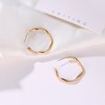 thumbnail image 4 of Jiaroswwei 2Pairs Women Fashion Matte Circle Hoop Leverback Earrings Party Jewelry Gift, 4 of 7