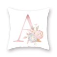 thumbnail image 1 of keepw Flower Alphabet Pillowcase Decorative Cushion Cover Letter Throw Pillow Case No.2, 1 of 6