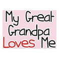 thumbnail image 2 of CafePress - My Great Grandpa Loves Me Baby Onesie - Baby Light Bodysuit, Size Newborn - 24 Months, 2 of 4