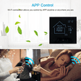 thumbnail image 4 of Tuya Smart Thermostat for Water Floor Heating, LCD Touch Screen, Energy Efficient, Remote Temperature Control, 4 of 5