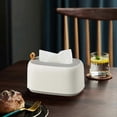 thumbnail image 4 of Wet Wipes Dispenser Holder - Wall-mounted Wet Tissue Box Baby Wipes Box Home Office Desk, Dorm, Kitchen, Washroom, White, 4 of 4