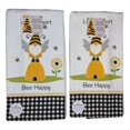 thumbnail image 2 of Set of 2 LIFE IS SHORT, BEE HAPPY Gnome Terry Kitchen Towels by Kay Dee Designs, 2 of 2