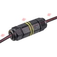 thumbnail image 4 of Caja de conexiones resistente a la intemperie Conectores de cable para exteriores - Paquete de 4 acopladores de casquillo para exteriores para conectores Chestele IP68 Ormromra YQ-2598, 4 of 5