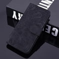 thumbnail image 2 of LEDEX Embossed Mandala Flip Wallet Case with Card Holder Leather Kickstand Magnetic Shockproof Cover with Credit Card Holder Stand for iPhone 14 Pro (Black), 2 of 10