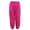 Hot Pink, variant on MexChoioe Big Kids Sequin Jogger Pants Elastic Waist Cuffed Ankle Pockets Festival Party Casual Pants for Boys and Girls