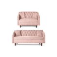 thumbnail image 3 of Sala 3-2 De Velvet Palo De Rosa Modelo Ivanka Makora, 3 of 9