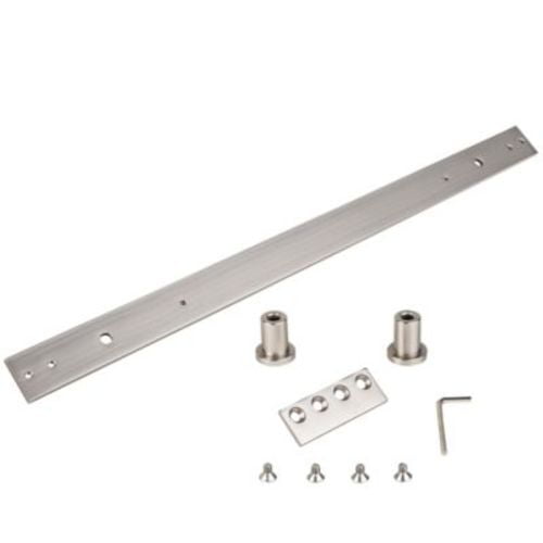 National Hardware 954 24" Barn Door Flat Track Extension Kit Nickel