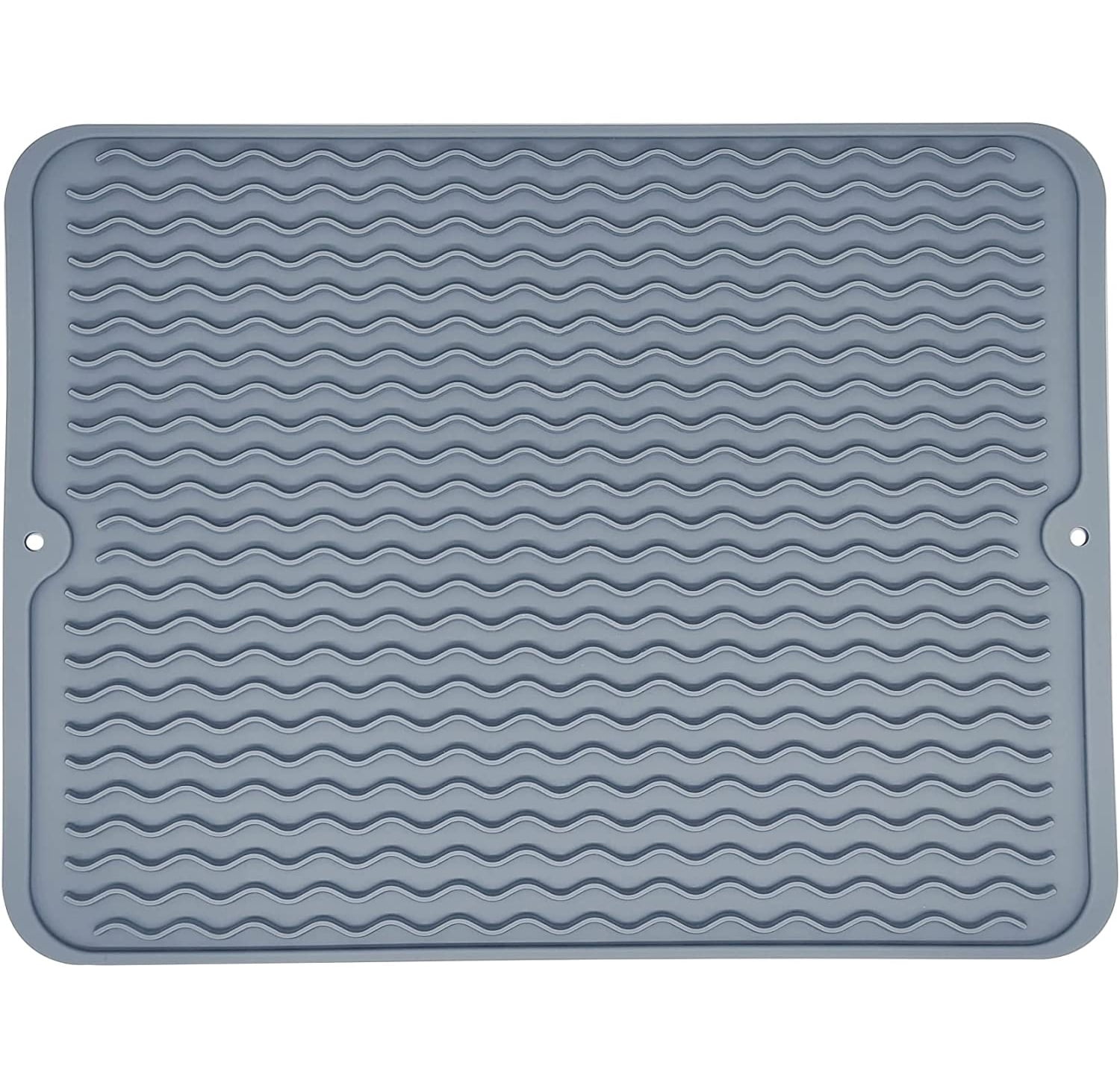 Silicone Dish Drying Mats, BEAUTLOHAS. Drying Mat for Kitchen Counter,  16x12 inches Dish Mat, Easy Clean Heat Resistant Mat, Dishwasher Safe,  Eco-Friendly (Grey) - Yahoo Shopping