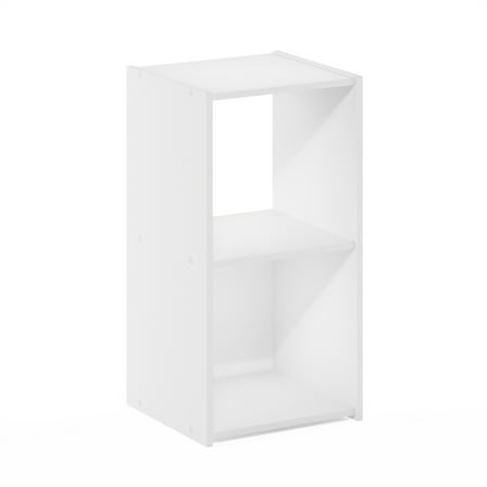HomeStock Classic Comfort Cubic Storage Cabinet, 2x1, White